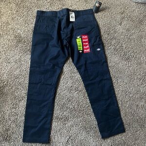 Dickies Blue twill work pant skinny straight leg